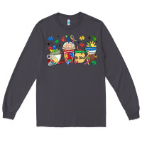 Smoke autism awareness day coffee cups Long Sleeve Tee - MaliasSmallBusiness