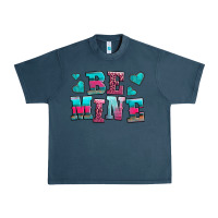 Midnight Navy be mine western valentine's day no background Urban Heavy Tee - AdoDesignShop