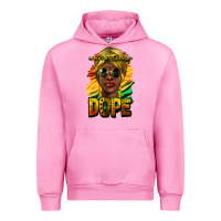 Fuchsia Pink Unapologetically dope afro Urban Hoodie - HowdyJamesFarm