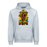 Heather Grey Unapologetically dope afro Urban Hoodie - HowdyJamesFarm
