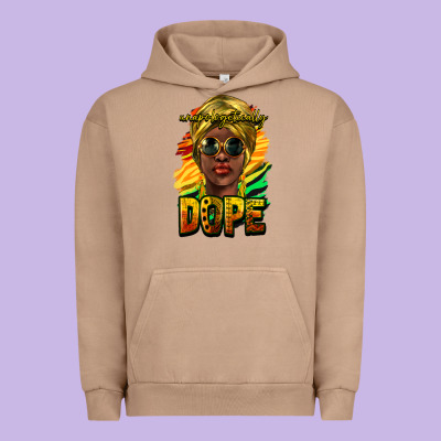Unapologetically Dope Afro Urban Hoodie Designed By Howdyjamesfarm
