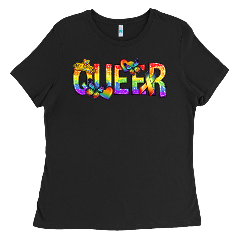 Queer Pride Lgbtq Ladies Tee by texasbilliewilder | Teevron
