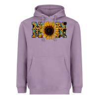 Lavender Leopard Sunflower Gemstone Mom Heavyweight Hoodie - Bettercallsaul