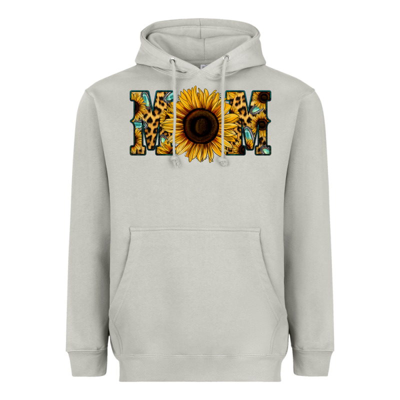 Leopard Sunflower Gemstone Mom Heavyweight Hoodie by Bettercallsaul | Teevron