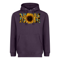 Plum Leopard Sunflower Gemstone Mom Heavyweight Hoodie - Bettercallsaul