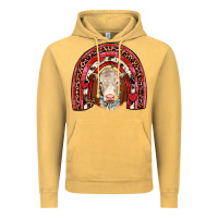 Valentines Hereford Rainbow Vintage Hoodie | Teevron