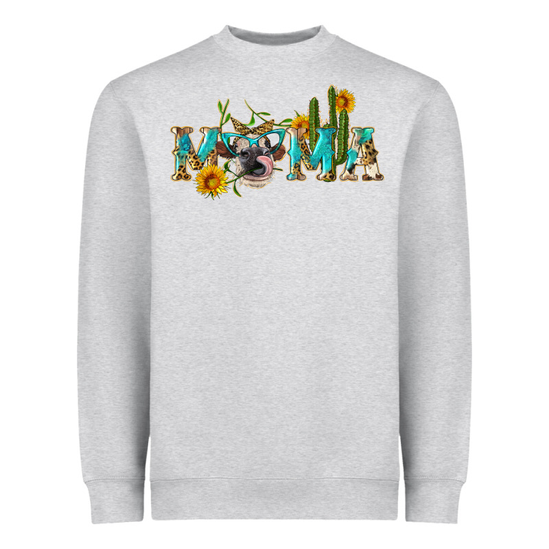Western Mama Cow Heavyweight Sweatshirt by Artiststas | Teevron