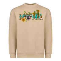 Mushroom western mama cow Heavyweight Sweatshirt - Artiststas