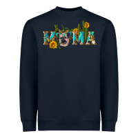 Navy western mama cow Heavyweight Sweatshirt - Artiststas