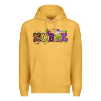 Mustard Mardi Gras Day Nurse Premium Hoodie - NancyCooperArtShop