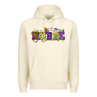 Sandshell Mardi Gras Day Nurse Premium Hoodie - NancyCooperArtShop