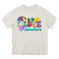Cream i love summer Heavy Core Tee - texasbilliewilder