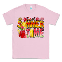 Bubblegum Pink Sweet Summer Time Classic Tee - CowhideDigitalArt