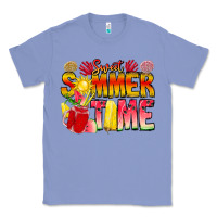 Colony Blue Sweet Summer Time Classic Tee - CowhideDigitalArt