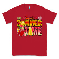Red Sweet Summer Time Classic Tee - CowhideDigitalArt
