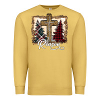 Antique Gold Jesus is the reason Premium Sweatshirt - Bettercallsaul