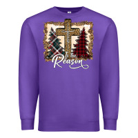 Purple Jesus is the reason Premium Sweatshirt - Bettercallsaul