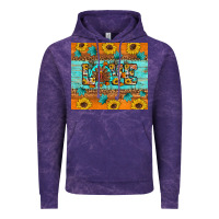 Cloud Purple Sunflower Leopard Thanksgiving Love Vintage Hoodie - Artiststas