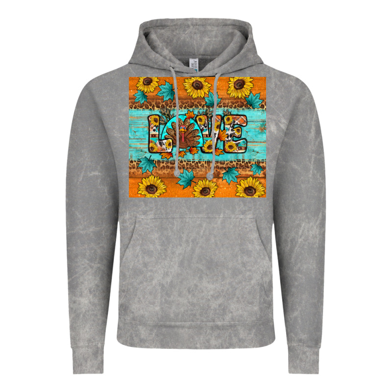 Sunflower Leopard Thanksgiving Love Vintage Hoodie by Artiststas | Teevron