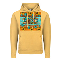 Vintage Mustard Sunflower Leopard Thanksgiving Love Vintage Hoodie - Artiststas