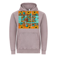 Vintage Zinc Sunflower Leopard Thanksgiving Love Vintage Hoodie - Artiststas