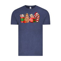 Vintage Denim christmas tree cake and coffee cups ado Vintage Tee - AdoDesignShop
