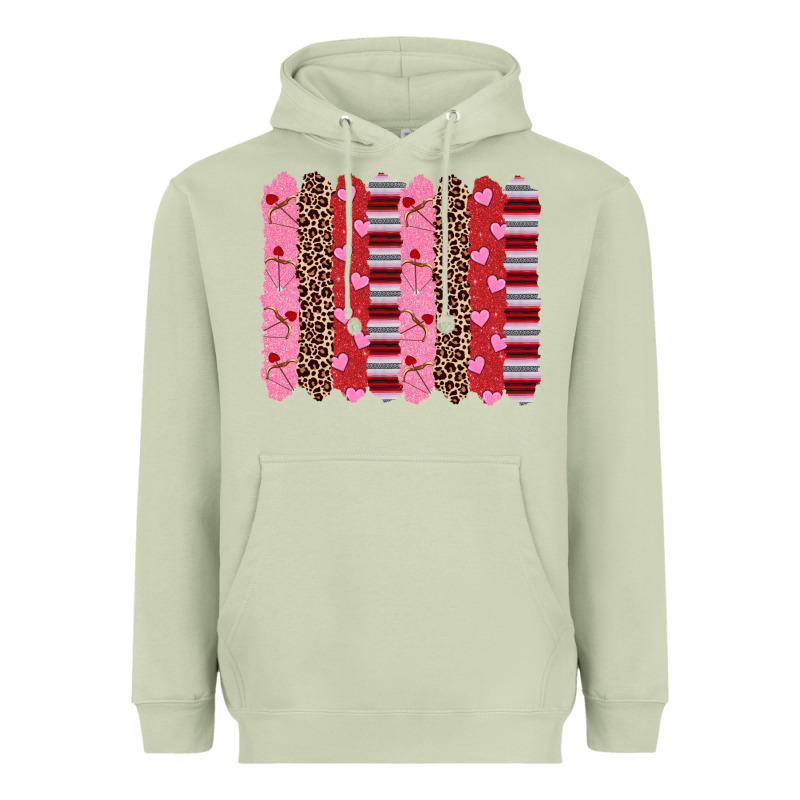 Valentine's Day Brushstrokes Heavyweight Hoodie by RanaPortraitStore | Teevron
