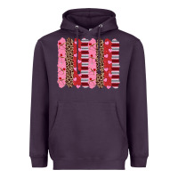 Plum valentine's day brushstrokes Heavyweight Hoodie - RanaPortraitStore