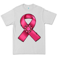 Dove Grey breast cancer awareness ribbon Premium Tee - RanaPortraitStore