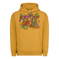 Pigment Peanut Butter Texas Mardi Gras Urban Hoodie - HowdyJamesFarm