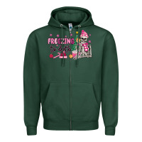 Sports Green freezing to death skeleton Zipper Hoodie - MaliasSmallBusiness