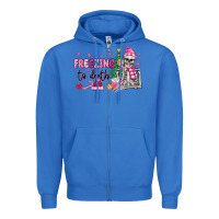 True Royal freezing to death skeleton Zipper Hoodie - MaliasSmallBusiness