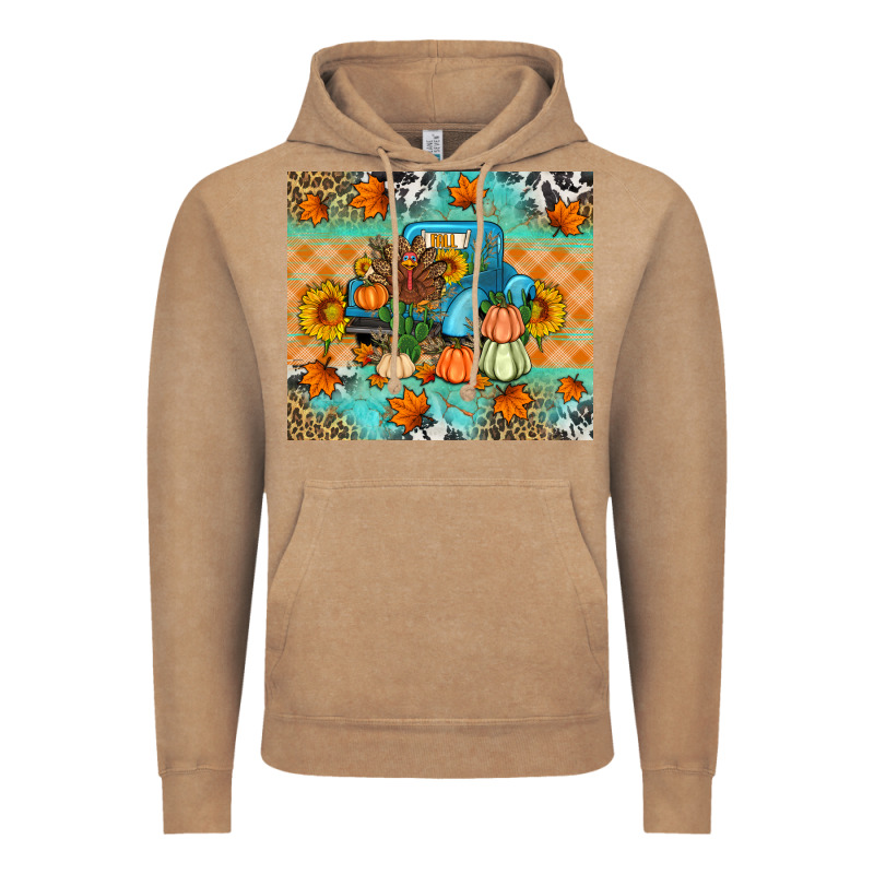 Thanksgiving Truck With Turkey Vintage Hoodie by Artiststas | Teevron