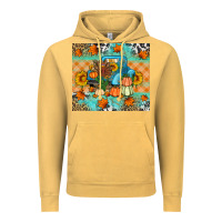 Vintage Mustard Thanksgiving Truck With Turkey Vintage Hoodie - Artiststas