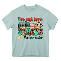 Arona i'm just here for the snacks #soccer sister Heavy Core Tee - Zillion Design Studio