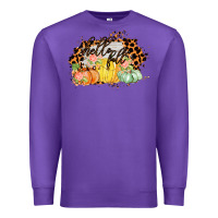 Purple Hello fall Premium Sweatshirt - Bettercallsaul