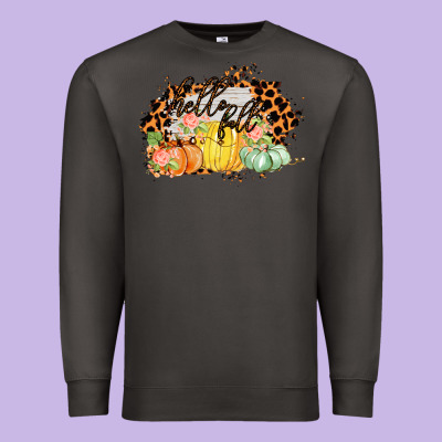 Hello Fall Premium Sweatshirt Designed By Bettercallsaul