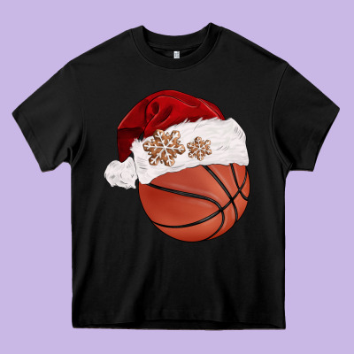 Christmas Sports Heavy Core Tee Designed By Barkaloodesign