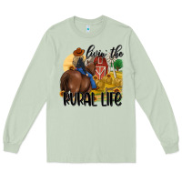 Matcha livin the rural life Long Sleeve Tee - MaliasSmallBusiness