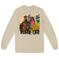 Mushroom livin the rural life Long Sleeve Tee - MaliasSmallBusiness
