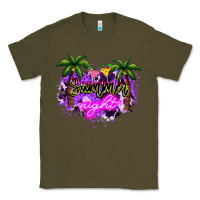 Army Green summer night Classic Tee - NancyCooperArtShop