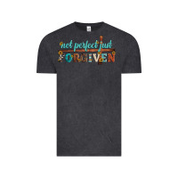 Vintage Black not perfect just forgiven Vintage Tee - Artiststas