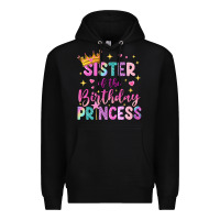Black sister of the birthday princess Premium Hoodie - NancyCooperArtShop