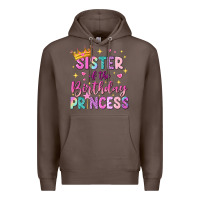 Coffee sister of the birthday princess Premium Hoodie - NancyCooperArtShop