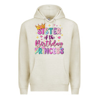 Oatmeal Heather sister of the birthday princess Premium Hoodie - NancyCooperArtShop