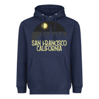 Navy San Francisco California Heavyweight Hoodie - Bettercallsaul