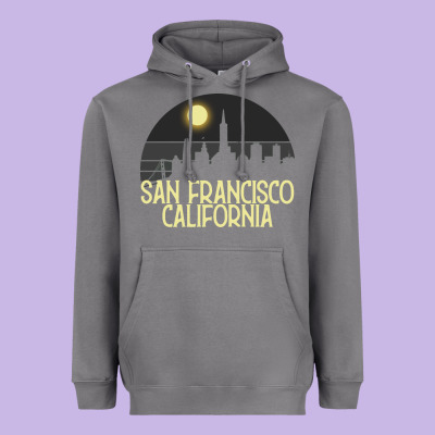 San Francisco California Heavyweight Hoodie Designed By Bettercallsaul