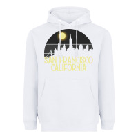 White San Francisco California Heavyweight Hoodie - Bettercallsaul