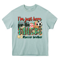 Arona i'm just here for the snacks #soccer  brother Heavy Core Tee - Zillion Design Studio