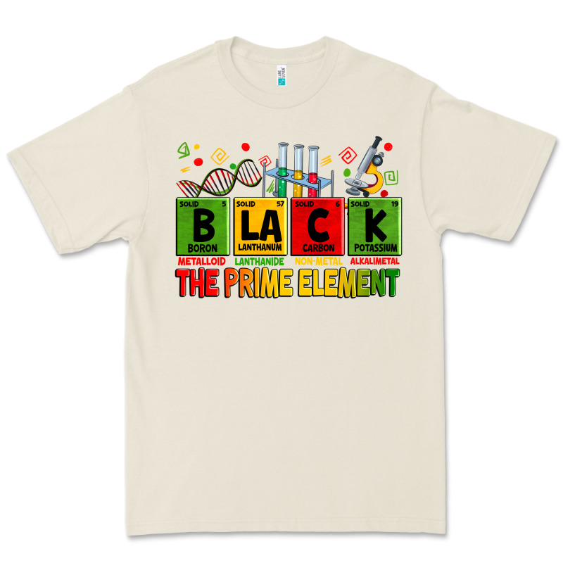 Black The Prime Element Premium Tee by Zillion Design Studio | Teevron